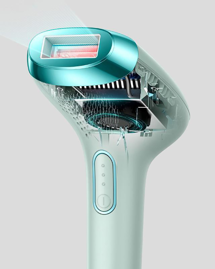 导热硅胶片案例：J9直营集团NFION导热硅胶片解决脱毛仪散热问题