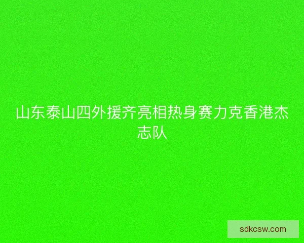 山东泰山四外援齐亮相热身赛力克香港杰志队